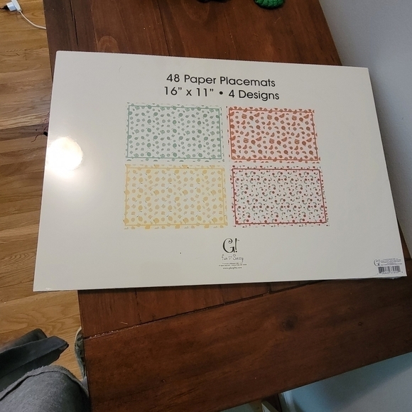 G! Fruity Paper Placemats Lemons Limes Oranges Cherries 4 designs Shower T40 - Picture 2 of 8